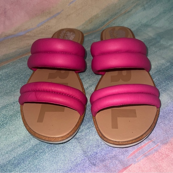 Sorel Ella II Puff Leather Slide Sandals women’s size 7 - Picture 3 of 9